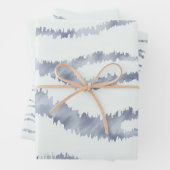 Cloudy Gray Zebra Eraser Scratch Ar Geschenkpapier Set (Beispiel)