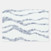 Cloudy Gray Zebra Eraser Scratch Ar Geschenkpapier Set (Vorderseite)