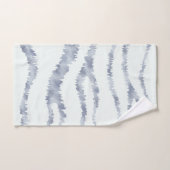 Cloudy Gray Zebra Eraser Scratch Art Badhandtuch Set (Handtuch)