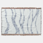 Cloudy Gray Zebra Eraser Scratch Art Decke (Vorderseite)