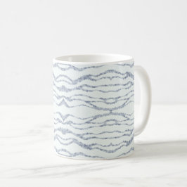 Cloudy Gray Zebra Eraser Scratch Art Kaffeetasse