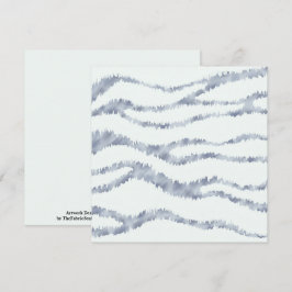 Cloudy Gray Zebra Eraser Scratch Art Karte