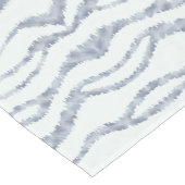 Cloudy Gray Zebra Eraser Scratch Art Kurzer Tischläufer (Ecke)