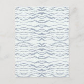 Cloudy Gray Zebra Eraser Scratch Art Postkarte (Vorderseite)