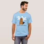 Cloudy Groundhog Day T - Shirt (Vorne ganz)