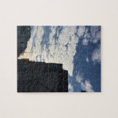 Cloudy Harlem Sky New York City Fotografy NYC Puzzle (Horizontal)