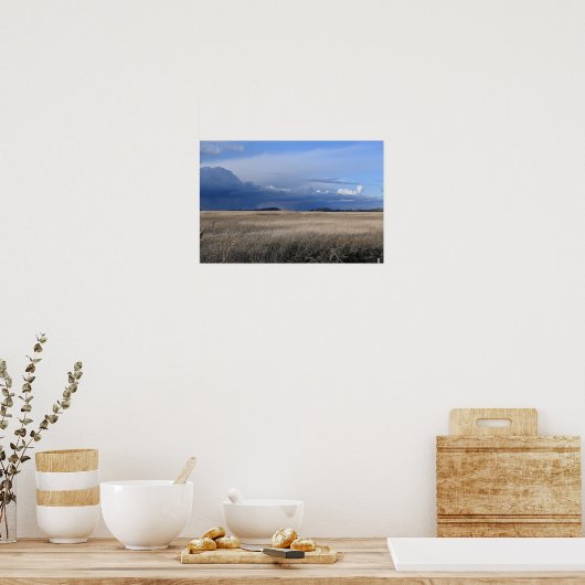 Cloudy Landscape Poster (Küche)