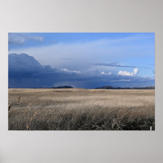 Cloudy Landscape Poster (Vorne)