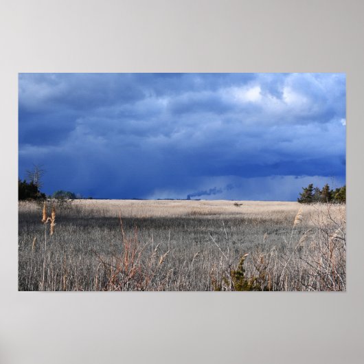 Cloudy Landscape Poster (Vorne)