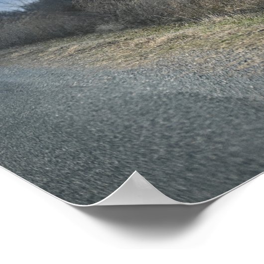 Cloudy Landscape Poster (Ecke)