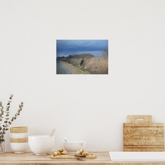 Cloudy Landscape Poster (Küche)