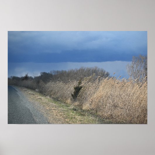 Cloudy Landscape Poster (Vorne)