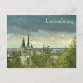 Cloudy Luxembourg Postkarte