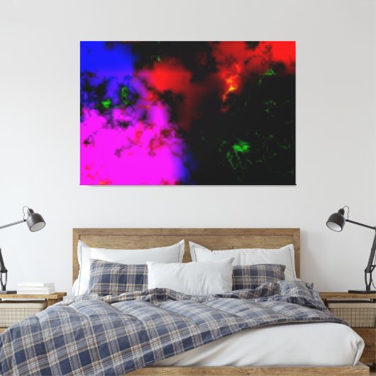 Cloudy Nebula Leinwanddruck (Insitu (Schlafzimmer))