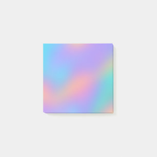 Cloudy Pastel Rainbow Post-it Klebezettel