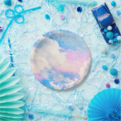 Cloudy Pastel Sky 1 Pappteller (Party)