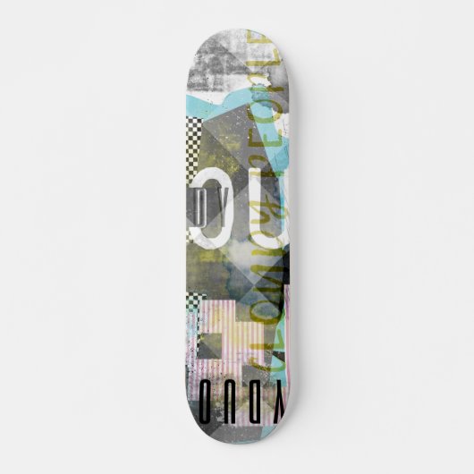 Cloudy People sammelt Kunstwerke Skateboard (Vorne)