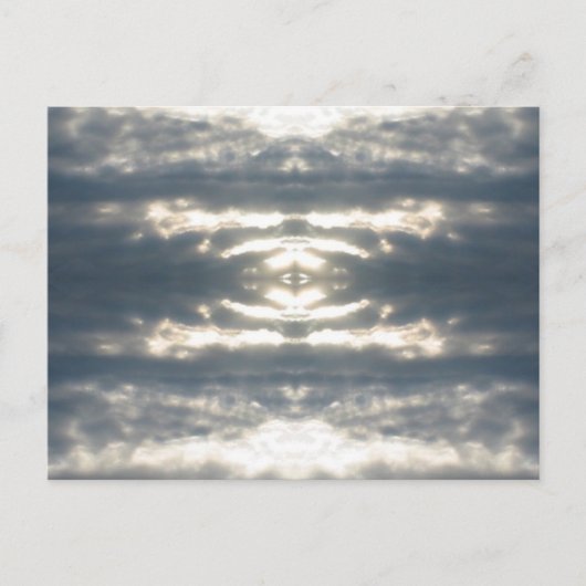 Cloudy Postcard Postkarte (Vorderseite)