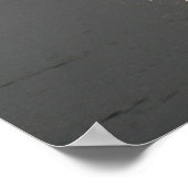 Cloudy Reflection Poster (Ecke)