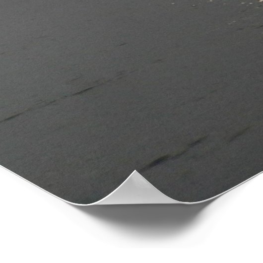 Cloudy Reflection Poster (Ecke)