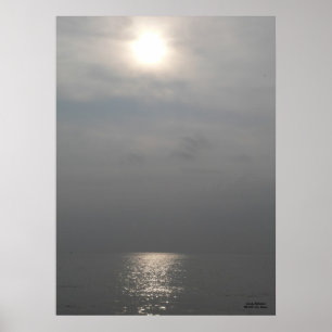 Cloudy Reflection Poster