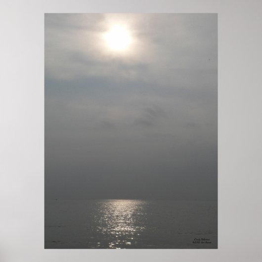 Cloudy Reflection Poster (Vorne)