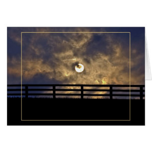 Cloudy Rural Sunset