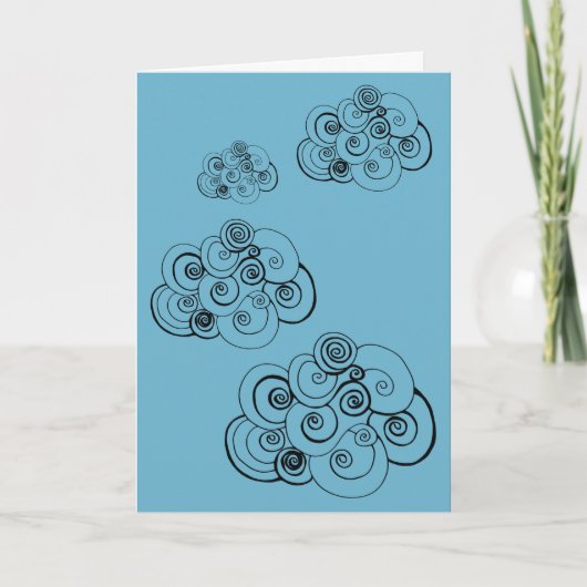 Cloudy Skies Card Karte (Vorderseite)