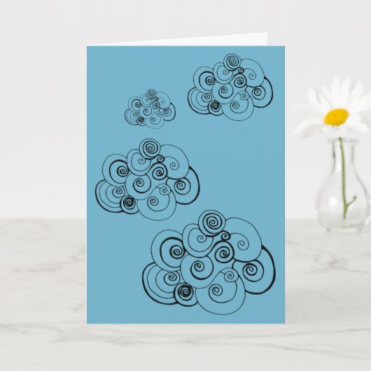 Cloudy Skies Card Karte (Kleine Pflanze)