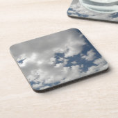 Cloudy Skies Cork Untersetzer (Linke Seite)