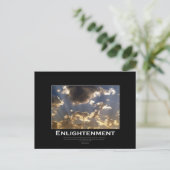 Cloudy Skies Inspiration Postcard Postkarte (Stehend Vorderseite)