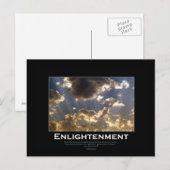 Cloudy Skies Inspiration Postcard Postkarte (Vorne/Hinten)