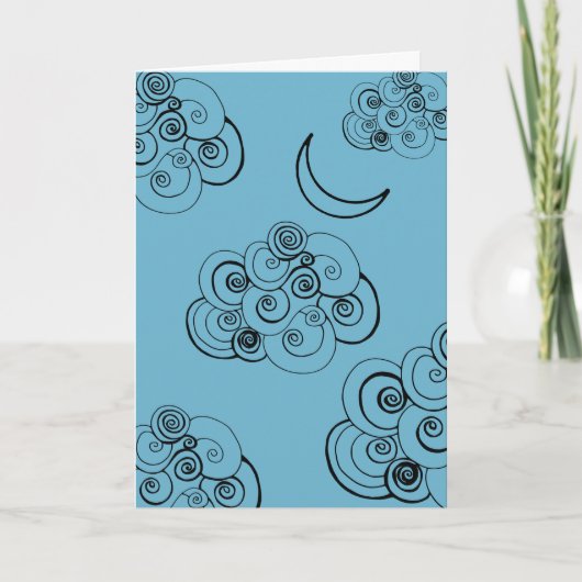 Cloudy Skies Karte (Vorderseite)