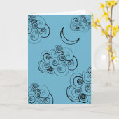 Cloudy Skies Karte (Gelbe Blume)