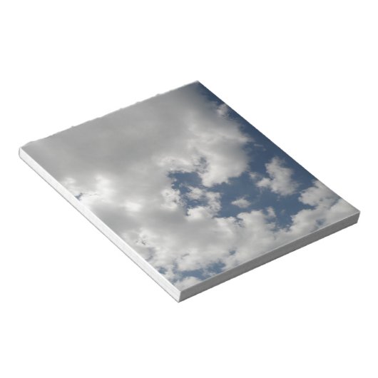 Cloudy Skies Notepad Notizblock (angewinkelt)