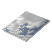 Cloudy Skies Notepad Notizblock (Rotiert)