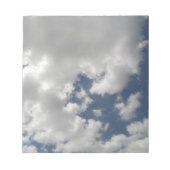 Cloudy Skies Notepad Notizblock (Vorderseite)