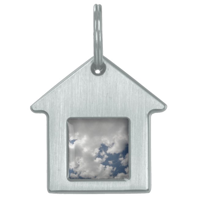 Cloudy Skies Pet Tag Tiermarke (Vorderseite)
