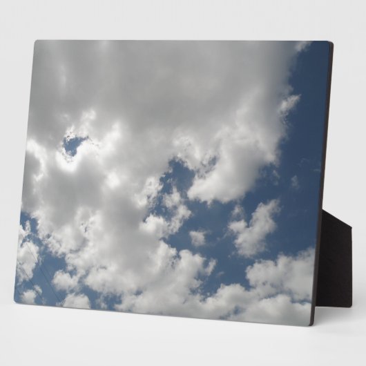 Cloudy Skies Plaque Fotoplatte (Seite)