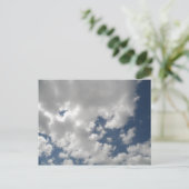 Cloudy Skies Postcard Postkarte (Stehend Vorderseite)