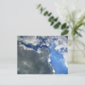 Cloudy Skies Postkarte (Stehend Vorderseite)