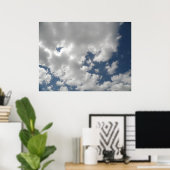 Cloudy Skies Print Poster (Heimbüro)