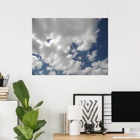 Cloudy Skies Print Poster (Heimbüro)