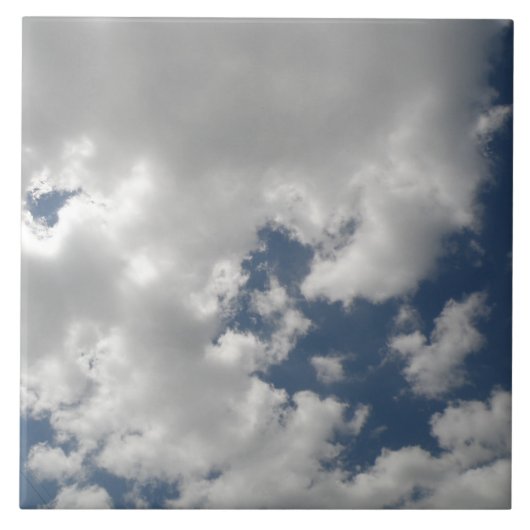 Cloudy Skies Tile Fliese (Vorderseite)