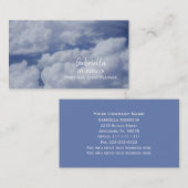 Cloudy Skies Visitenkarte (Vorne/Hinten)