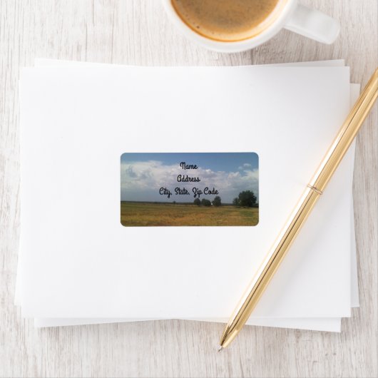 Cloudy Sky Address Labels Adressaufkleber (Insitu)