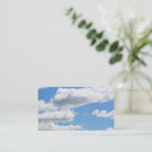 Cloudy Sky Business Cards Visitenkarte (Stehend Vorderseite)
