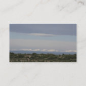 Cloudy Sky Business Cards Visitenkarte (Rückseite)