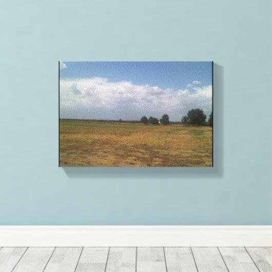 Cloudy Sky Canvas Print Leinwanddruck (Insitu (Holzboden))