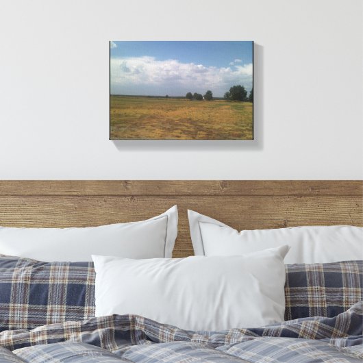 Cloudy Sky Canvas Print Leinwanddruck (Insitu (Schlafzimmer))
